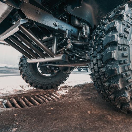 Lifted truck suspension